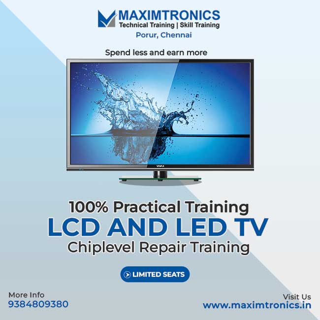 led and lcd chip level repair service training